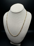 22” 14k Yellow Gold Figaro 4mm 8.0g
