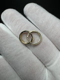 12mm 14k Yellow Gold Huggies 1.4g