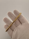 8.5” 14k Yellow Gold Franco 5.5mm 10.7g