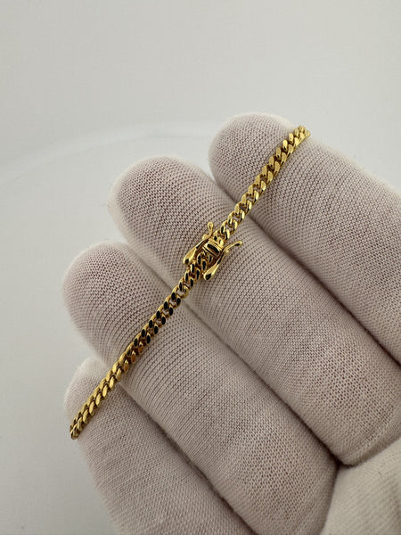 6.75” 10k Yellow Gold Cuban 3mm 5.0g