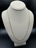 24” 14k Yellow Gold Figaro 3.5mm 4.8g