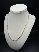 18” 14k Yellow Gold Milano/Figarope 2.2mm 9.7g