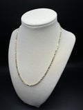 18” 14k Yellow Gold Milano/Figarope 2.2mm 9.7g