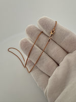 16” 14k Rose Gold Franco 1.5mm 4.0g
