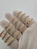 22” 14k Yellow Gold Rope 2.8mm 17.0g