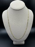 24” 14k Yellow Gold Figaro 3.5mm 4.8g