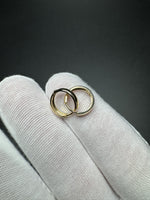 12mm 14k Yellow Gold Huggies 1.4g