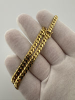 24” 14k Yellow Gold Cuban 5mm 45.9g