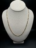22” 14k Yellow Gold Figaro 4mm 8.0g