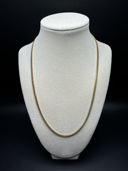 20” 14k Yellow Gold Cuban 3mm 15.5g