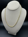 20” 14k Yellow Gold Rope 3.5mm 25.5g