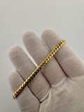 8” 10k Yellow Gold Cuban 5mm 14.86g