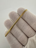6.75” 10k Yellow Gold Cuban 3mm 5.0g