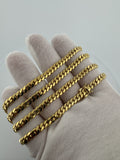24” 14k Yellow Gold Cuban 5mm 45.9g