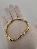 8.5” 14k Yellow Gold Franco 5.5mm 10.7g