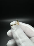 Size 8 14k Yellow Gold Crown Ring 1.7g