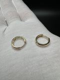 12mm 14k Yellow Gold Huggies 1.4g