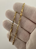 18” 14k Yellow Gold Milano/Figarope 2.2mm 9.7g