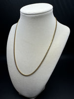 18” 14k Yellow Gold Cuban 3mm 14.2