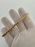 8.5” 14k Yellow Gold Franco 5.5mm 10.7g