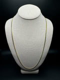 26” 14k Yellow Gold Cuban 3mm 18.24g