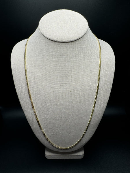 26” 14k Yellow Gold Cuban 3mm 18.24g