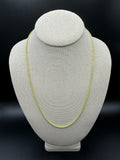 22” 14k Yellow Gold Rope 2.2mm 4.65g
