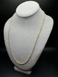 24” 14k Yellow Gold Rope 2.5mm 17.2g