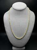 22” 10k Yellow Gold Rope 3.5mm 23.9g