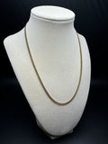 18” 14k Yellow Gold Cuban 3mm 14.2
