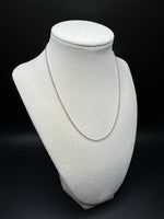 16” 14k Rose Gold Heavy Link 1.5mm 2.46g