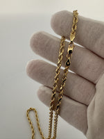 20” 14k Yellow Gold Rope 3.5mm 25.5g