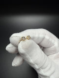 10k Yellow Gold est 1/3ctw Natural Diamond Studs .76g