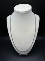 22” 14k White Gold Franco 2.2mm 13.14g