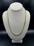 22” 14k Yellow Gold Cuban 7mm 30.43g