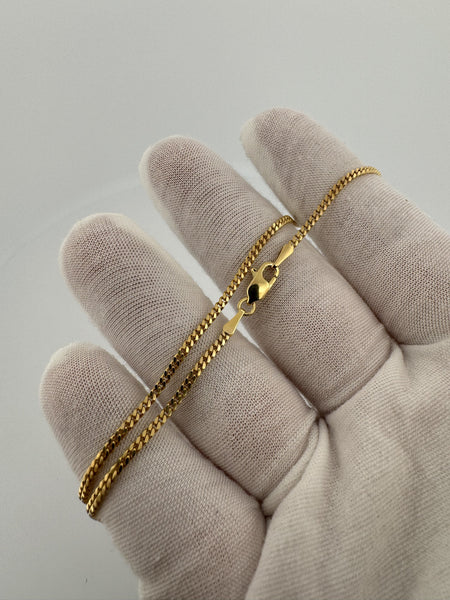 10” 14k Yellow Gold Cuban 2mm 4.0g