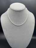 3mm Silver Rope Chain Rope Chain