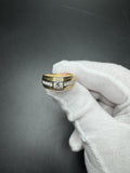 Size 10 10k Yellow Gold GSI Certified .75ctw F VS Lab Diamond Men’s Ring 5.0g