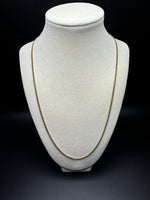 22” 10k Yellow Gold Cuban 2mm 8.7g