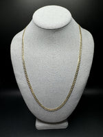 24” 14k Yellow Gold Curb 5mm 14.6g
