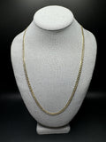 24” 14k Yellow Gold Curb 5mm 14.6g