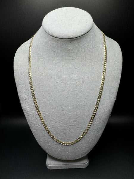 24” 14k Yellow Gold Curb 5mm 14.6g