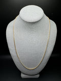 24” 10k Yellow Gold Franco 2mm 13.44g