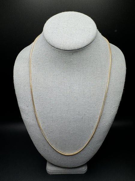 24” 10k Yellow Gold Franco 2mm 13.44g