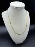 18” 14k Yellow Gold Box Chain 1.7mm 9.7g