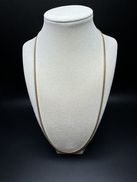 24” 14k Yellow Gold Cuban 3mm 17.5g