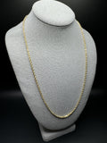 24” 14k Yellow Gold Rope 2.5mm 17.2g