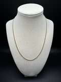 18” 10k Yellow Gold Cuban 2mm 5.66g