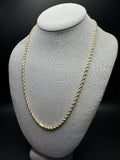 22” 10k Yellow Gold Rope 3.5mm 23.9g