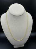 22” 14k Yellow Gold Rope 2.2mm 4.65g